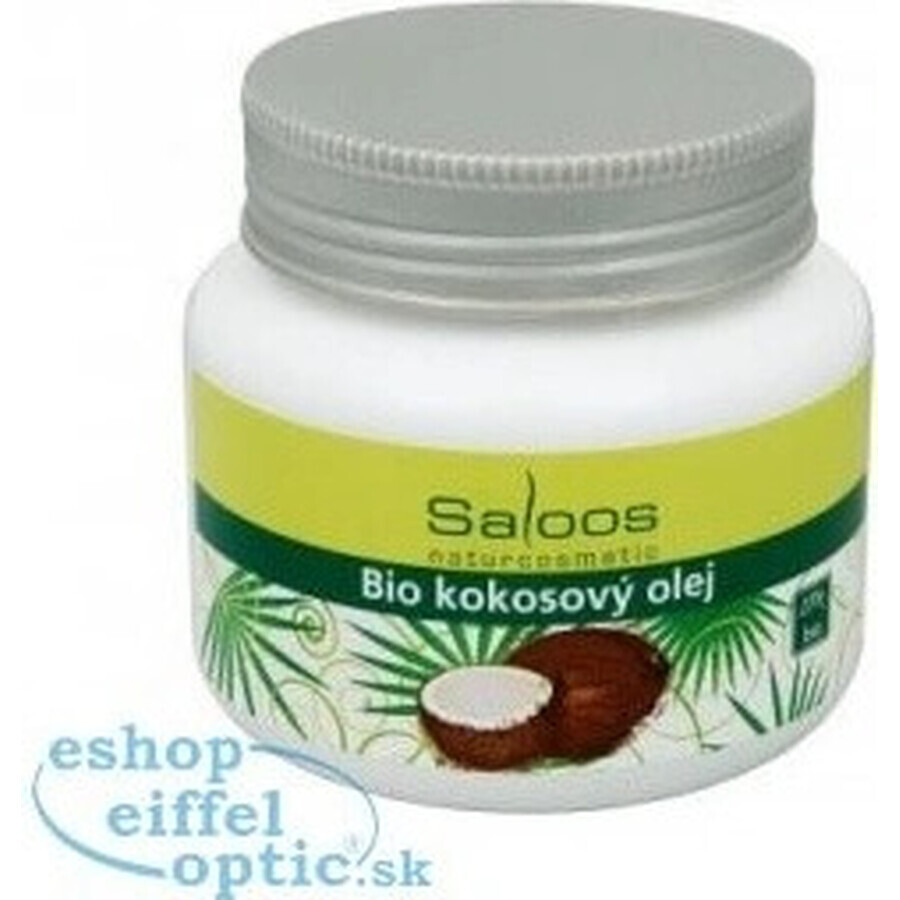 Saloos Organic coconut oil 1×250 ml for body and kitchen