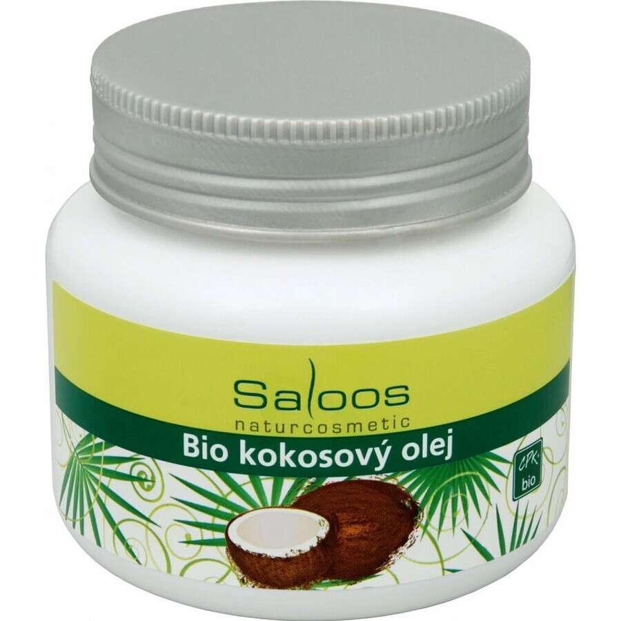 Saloos Organic coconut oil 1×250 ml for body and kitchen