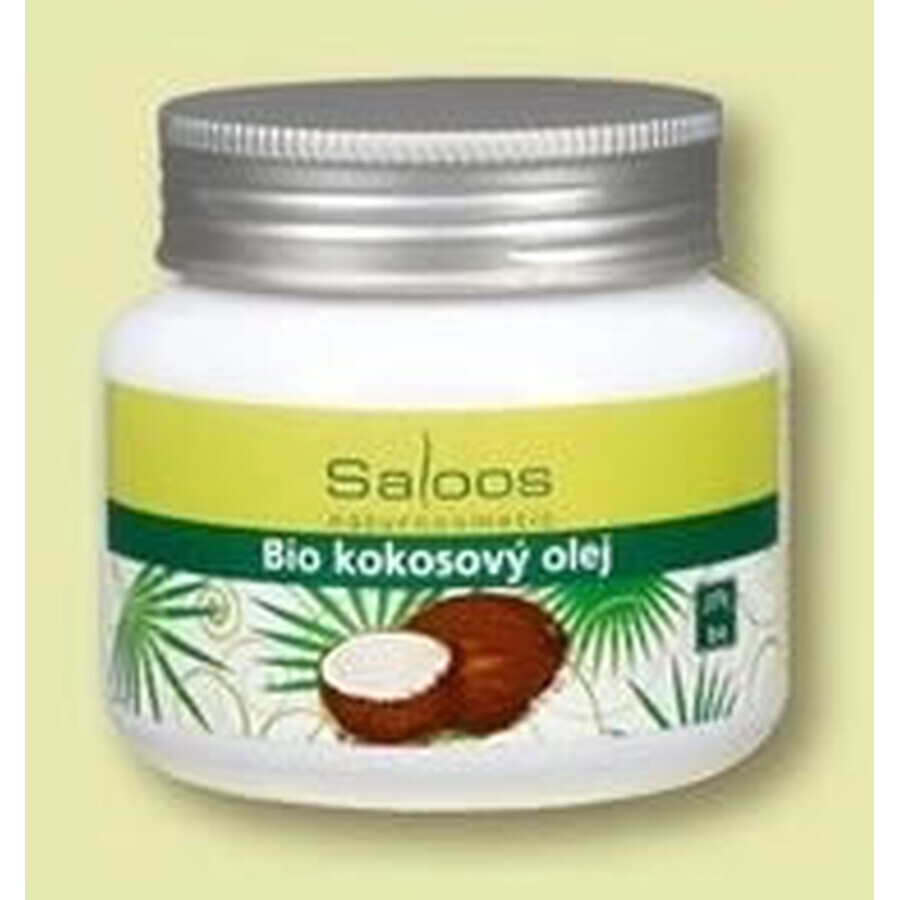 Saloos Organic coconut oil 1×250 ml for body and kitchen