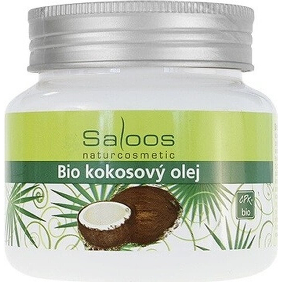 Saloos Organic coconut oil 1×250 ml for body and kitchen