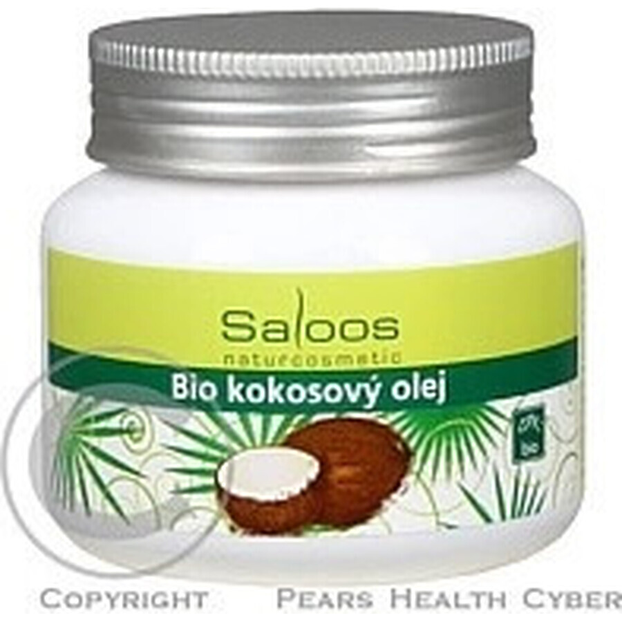 Saloos Organic coconut oil 1×250 ml for body and kitchen