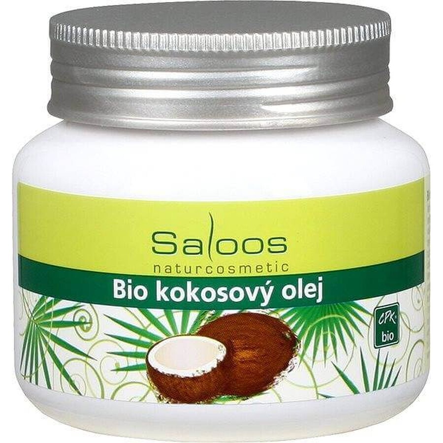 Saloos Organic coconut oil 1×250 ml for body and kitchen