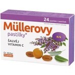 PASTILLAS MÜLLER'S SHALVIA Y VITAMINA C 1×24 pcs, para resfriados PASTILLAS MÜLLER'S SHALVIA Y VITAMINA C 1×24 pcs, para resfriados