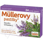 PASTILLAS MÜLLER'S SHALVIA Y VITAMINA C 1×24 pcs, para resfriados PASTILLAS MÜLLER'S SHALVIA Y VITAMINA C 1×24 pcs, para resfriados