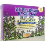 PASTILLAS MÜLLER'S SHALVIA Y VITAMINA C 1×24 pcs, para resfriados PASTILLAS MÜLLER'S SHALVIA Y VITAMINA C 1×24 pcs, para resfriados
