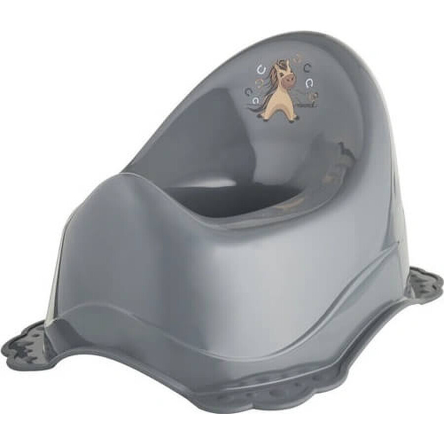 MALTEX Konik Minimal Vasino antiscivolo con musica - grigio acciaio 1×1 pz, vasino MALTEX Konik Minimal Vasino antiscivolo con musica - grigio acciaio 1×1 pz, vasino
