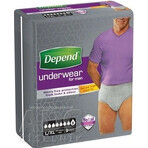 DEPEND SUPER L/XL for men 1x9 pcs, elastic briefs, hip circumference 95-150 cm