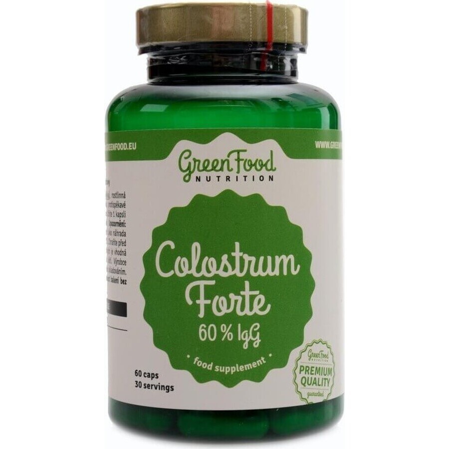GreenFood Nutrition Colostrum Biest Forte 60% IgG 60cps 1×60 cps