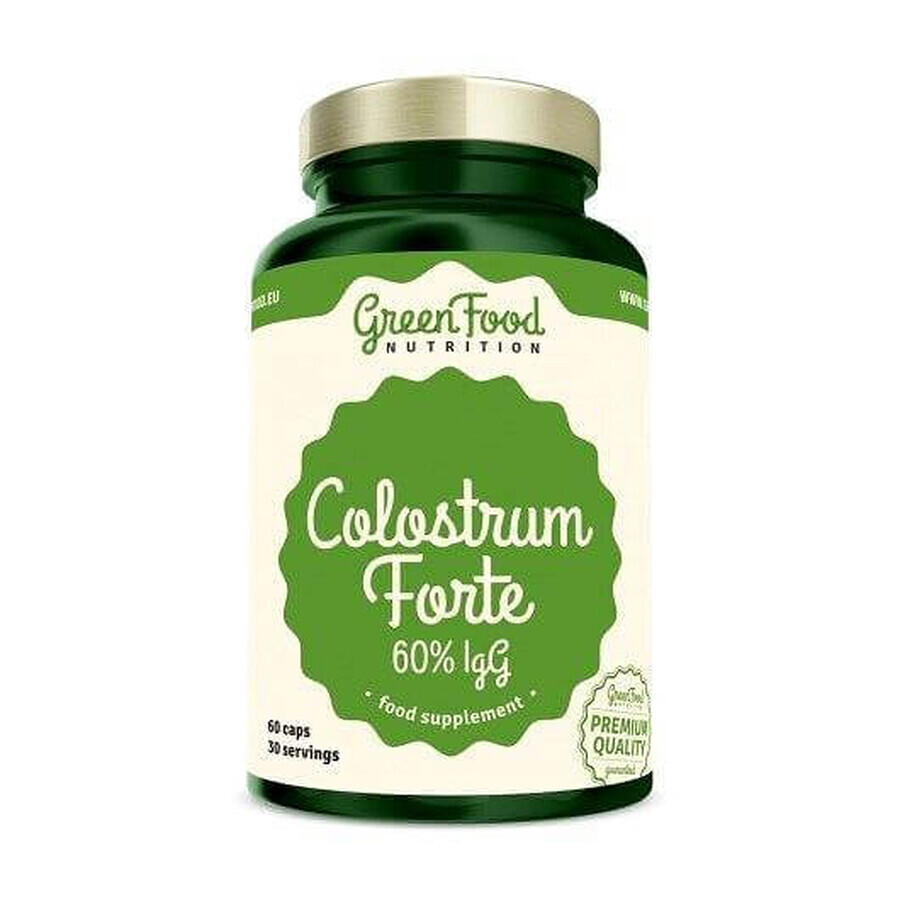 GreenFood Nutrition Colostrum Biest Forte 60% IgG 60cps 1×60 cps