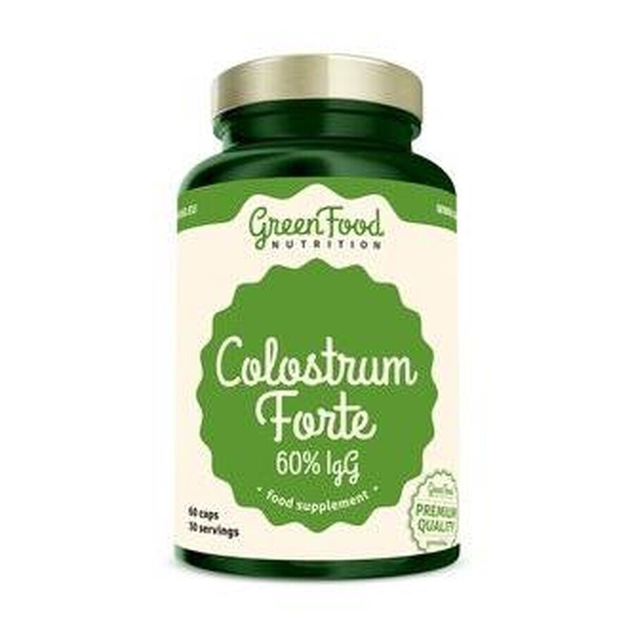GreenFood Nutrition Colostrum Biest Forte 60% IgG 60cps 1×60 cps