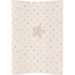 CEBA Change mat 2 square soft COSY (50x70) Beige stars 1×1 pc
