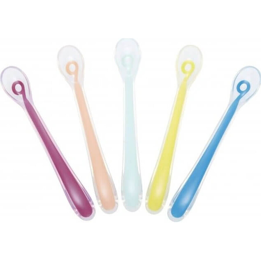 JANE Set of 3 silicone spoons Mint 1×1 set, set of spoons