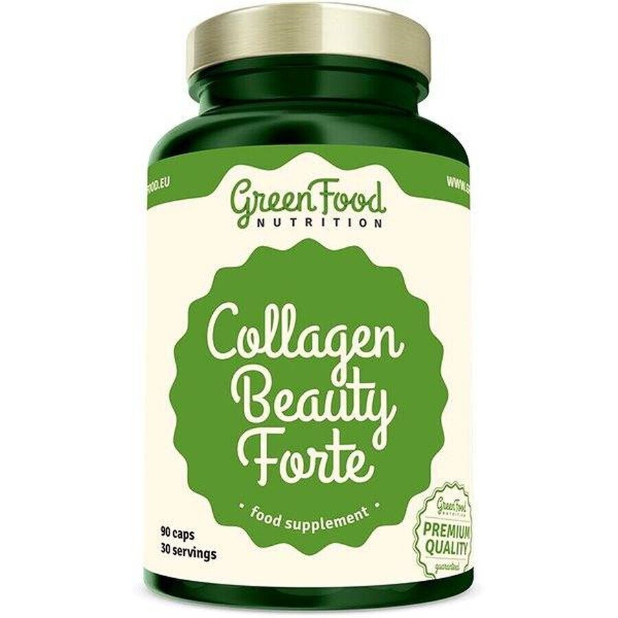 GreenFood Nutrition Colagen Beauty Forte 1×90 cps, supliment alimentar