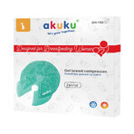AKUKU, gel compresses for breasts, 2 pieces AKUKU, gel compresses for breasts, 2 pieces
