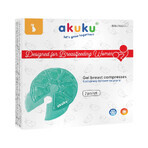 AKUKU, gel compresses for breasts, 2 pieces AKUKU, gel compresses for breasts, 2 pieces