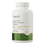 OstroVit Turmeric + black pepper + ginger, 90 capsules OstroVit Turmeric + black pepper + ginger, 90 capsules