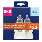 Lovi Medical+ set, antikoliekfles met dynamische speen, mini, vanaf de geboorte, 2 x 150 ml Lovi Medical+ set, antikoliekfles met dynamische speen, mini, vanaf de geboorte, 2 x 150 ml
