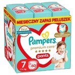 Pampers Premium Care Pants, diapers size 7, 17+ kg, 80 pcs Pampers Premium Care Pants, diapers size 7, 17+ kg, 80 pcs