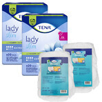 Tena Lady Slim Set, Specialized Sanitary Towels, Extra, 2 x 20 pcs + ProSkin Pants Absorbent Panties, size M and L, 2 samples Tena Lady Slim Set, Specialized Sanitary Towels, Extra, 2 x 20 pcs + ProSkin Pants Absorbent Panties, size M and L, 2 samples