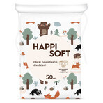Happi Soft, baby cotton pads, square, 50 pieces Happi Soft, baby cotton pads, square, 50 pieces