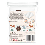 Happi Soft, baby cotton pads, square, 50 pieces Happi Soft, baby cotton pads, square, 50 pieces