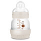 MAM Perfect Start Anti-Colic, anti-colic bottle with silicone teat, Planet Love, unisex, from birth, 130 ml