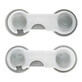 Ackuku, universal cupboard protector, gray, 9 cm