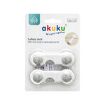 Ackuku, protezione universale per armadi, grigio, 9 cm Ackuku, protezione universale per armadi, grigio, 9 cm
