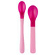 Canpol Babies, set of color changing magic spoons, pink, 9/581, from 4 months, 2 pieces