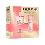Nuxe Bestsellers set Huile Prodigieuse Florale, dry oil, 50 ml + soothing 3-in-1 micellar water, 100 ml + rose lip balm, 15 g Nuxe Bestsellers set Huile Prodigieuse Florale, dry oil, 50 ml + soothing 3-in-1 micellar water, 100 ml + rose lip balm, 15 g