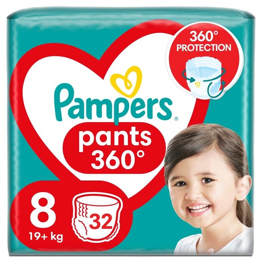 Pampers Pants, diapers, size 8, 19 kg+, 32 pcs