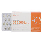 SEMA Lab Vitamin D3 2000 IU, 60 softgels SEMA Lab Vitamin D3 2000 IU, 60 softgels