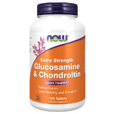 Now Foods Glucozamină și condroitină, glucozamină cu condroitină, 120 comprimate