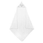 AKUKU, bath towel with hood, 100 x 100 cm, terry cloth, white, 1 pc AKUKU, bath towel with hood, 100 x 100 cm, terry cloth, white, 1 pc