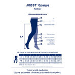 Jobst Opaque, compression tights, CCL2, closed toe, size 3, natural Jobst Opaque, compression tights, CCL2, closed toe, size 3, natural