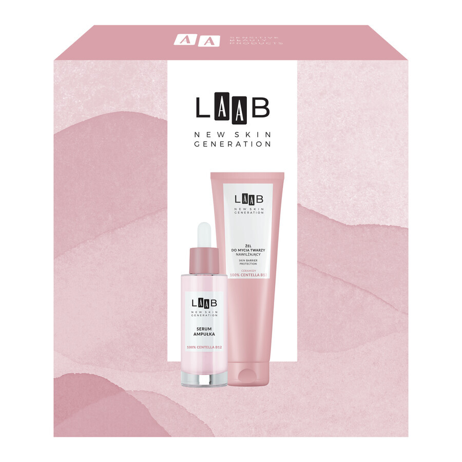 AA Laab Centella B12 set, siero-ampolla, 30 ml + gel lavante, 150 ml