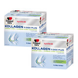 Doppelherz System Kollagen 11000 Plus, 2 x 30 vials, Quisser Pharma