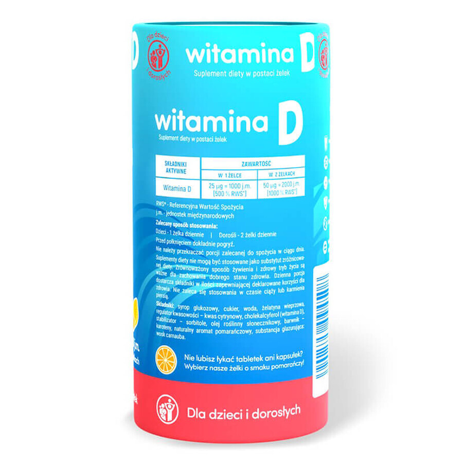 Noble Health Vitamin D, jellies, 60 pieces