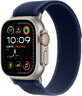Apple Watch Ultra 2 (2024) 49mm, Natural titanium with blue pull pulls M/L