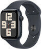 Apple Watch SE GPS 44mm Midnight Aluminum Case with Midnight Sport Band - M/L