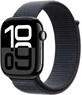 Apple Watch Series 10 GPS + Cellular 46mm Jet Black 46mm Aluminum Case with Ink Sport Loop