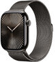 Apple Watch Series 10 GPS + Cellular 42mm Slate Titanium Case with Slate Milanese Loop