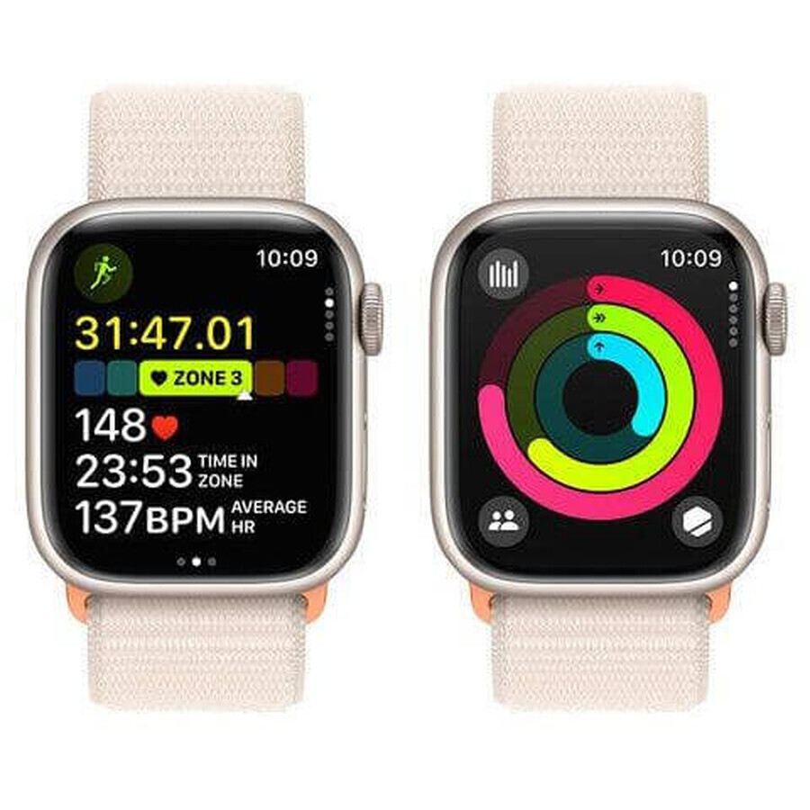 Apple Watch Series 9, Cellular GPS, 45 mm, Starlight