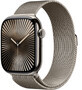 Apple Watch Series 10 GPS + Cellular 46mm Natural Titanium Case with Natural Milanese Loop - M/L