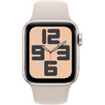 Apple Watch SE GPS 40mm Starlight Boîtier aluminium 40mm avec bracelet sport Starlight - M/L Apple Watch SE GPS 40mm Starlight Boîtier aluminium 40mm avec bracelet sport Starlight - M/L