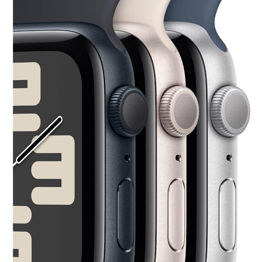 Apple Watch SE GPS 40mm Starlight Aluminum Case with Starlight Sport Bracelet - M/L
