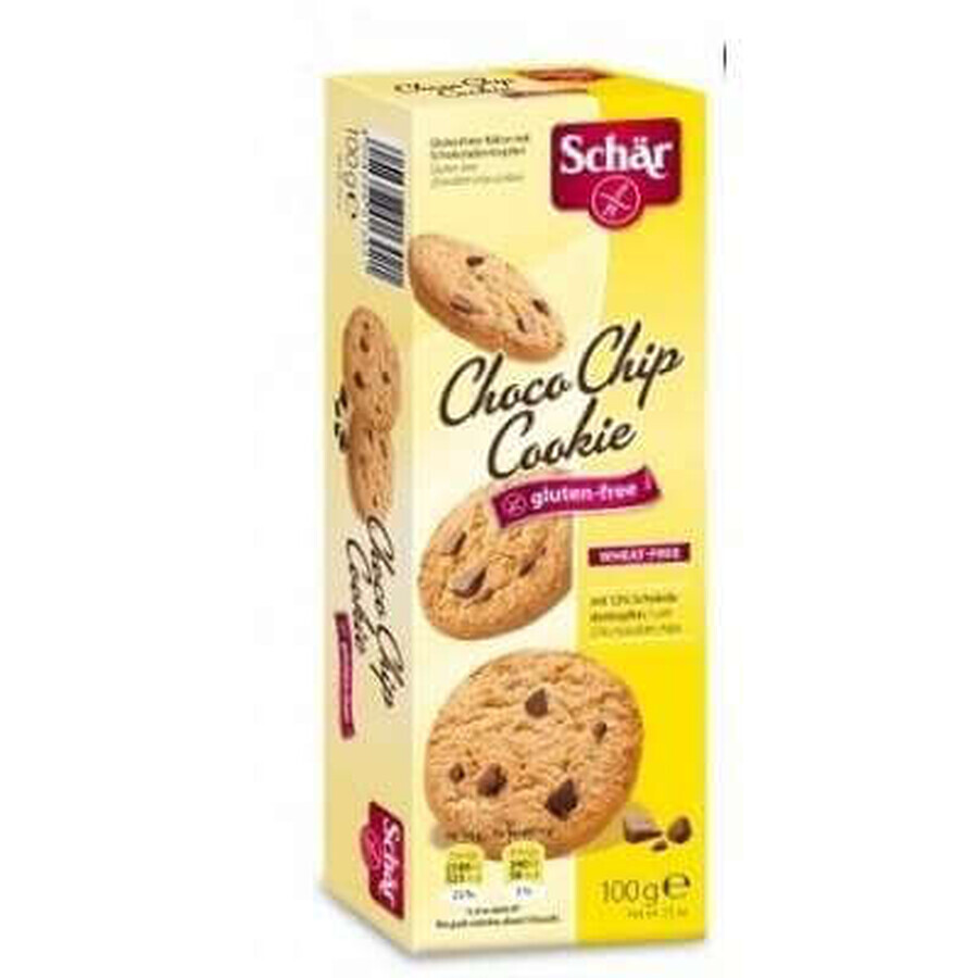 Gluten-free chocolate chip cookies ChocoChip Cookies, 100 g, Dr. Schar