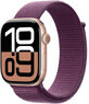 Apple Watch Series 10 GPS 46mm Aluminum Case Rose Gold with Sport Buckle Plum