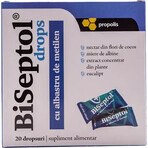 BiSeptol drops with propolis and methylene blue, 20 pieces, Dacia Plant BiSeptol drops with propolis and methylene blue, 20 pieces, Dacia Plant