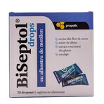 BiSeptol drops with propolis and methylene blue, 20 pieces, Dacia Plant BiSeptol drops with propolis and methylene blue, 20 pieces, Dacia Plant